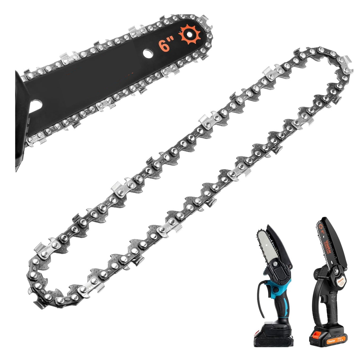 Miniatura 7 de Cadena Repuesto 6 Pulgadas sierra